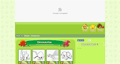 Desktop Screenshot of dinosaurios.minidibujos.com